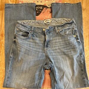 Ariat Real Felicity 32R Women's High Rise Washed Blue Jeans